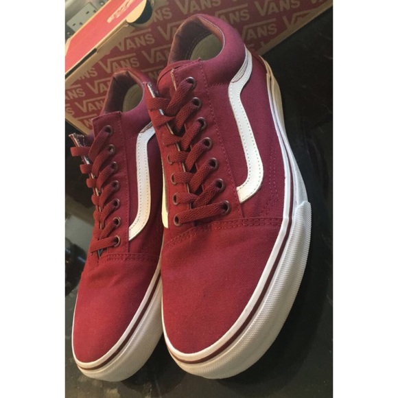 SOLD @35$ Vans Old Skool, Rose/ Maroon Men’s 11 - Picture 2 of 5
